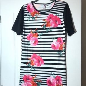 LuLaRoe Julia style unicorn floral boutique dress